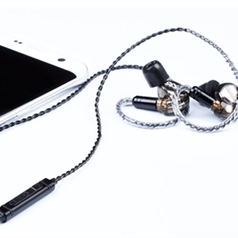 Кабель для наушников 0 78 мм mmcx pin кабель с ленточным микрофоном гарнитура