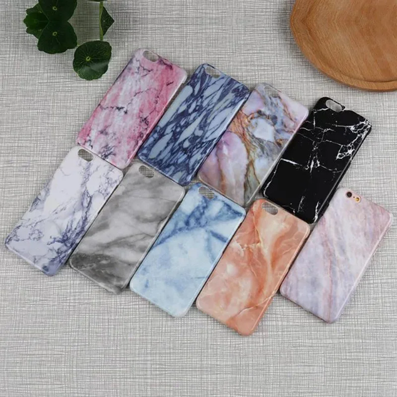 9 Стили Новый Жесткий PC Мраморный Телефон Case Для iPhone 6 s Plus 7 плюс Крышка Моды Камень