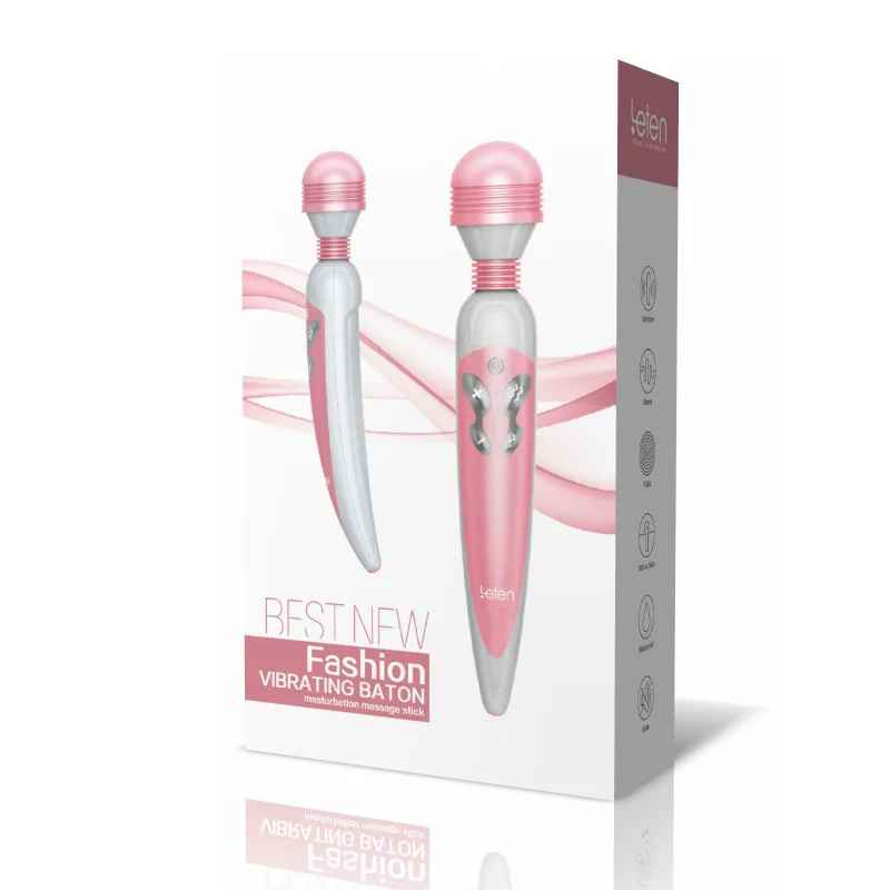 LEten AV вибратор multi скорости волшебная палочка супер сильным silent импульсов USB