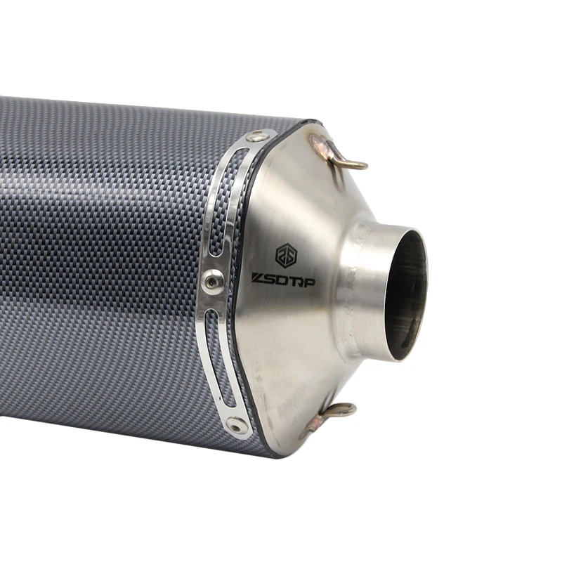 Alconstar-490 мм длина мотоцикла Akrapovic глушитель выхлопной трубы с DB Killer CBR600 YZF R1 R6 R15 ATV Мотокросс гоночный велосипед