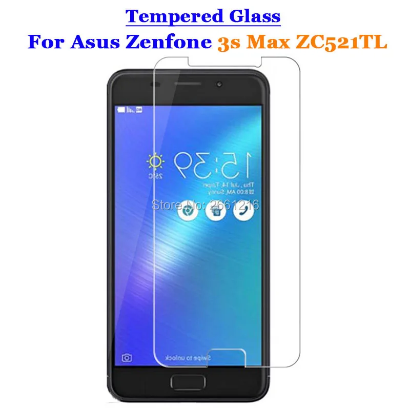 Закаленное стекло 9H 2.5D для Asus Zenfone 3s Max ZC521TL Премиум Защитная пленка экрана 5