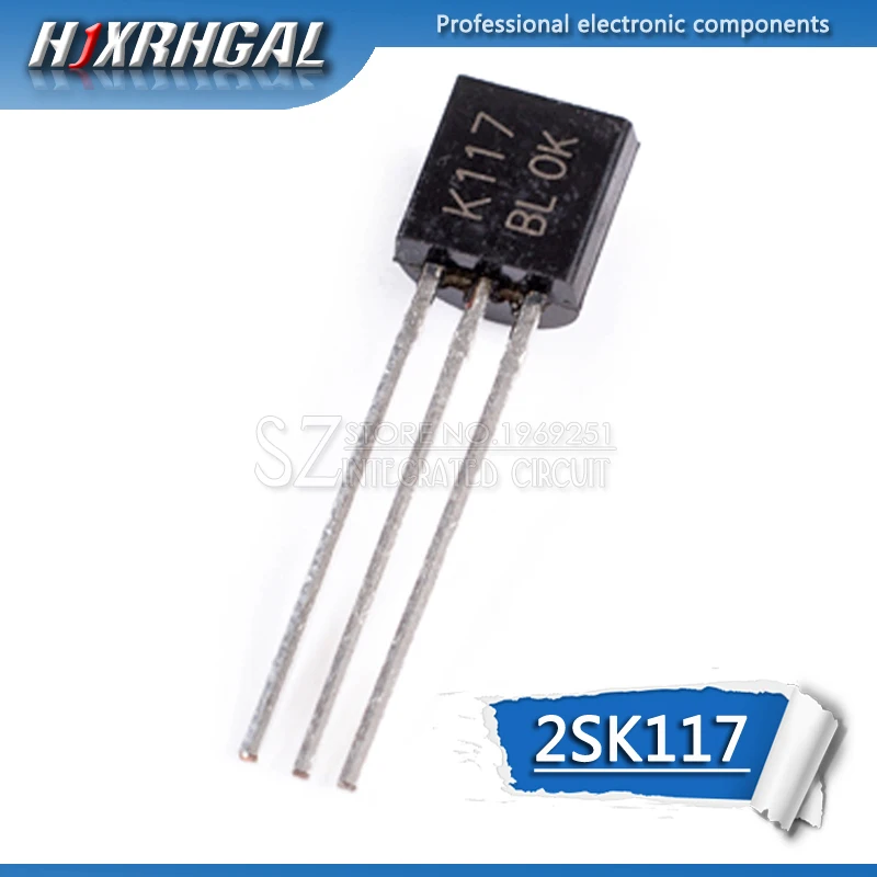 10 шт 2SK117 К 92 K117 TO92 полупроводниковый Триод|Интегральные схемы| |