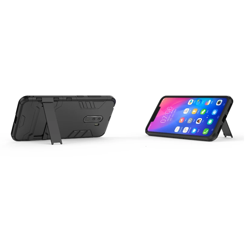 Чехол для Xiaomi Mi Pocophone F1/Poco F1 силиконовый чехол телефона ударопрочный робот броня