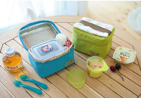 1 шт. квадратная Термосумка для женщин/мужчин сумка ланча Ланч бокс с портом