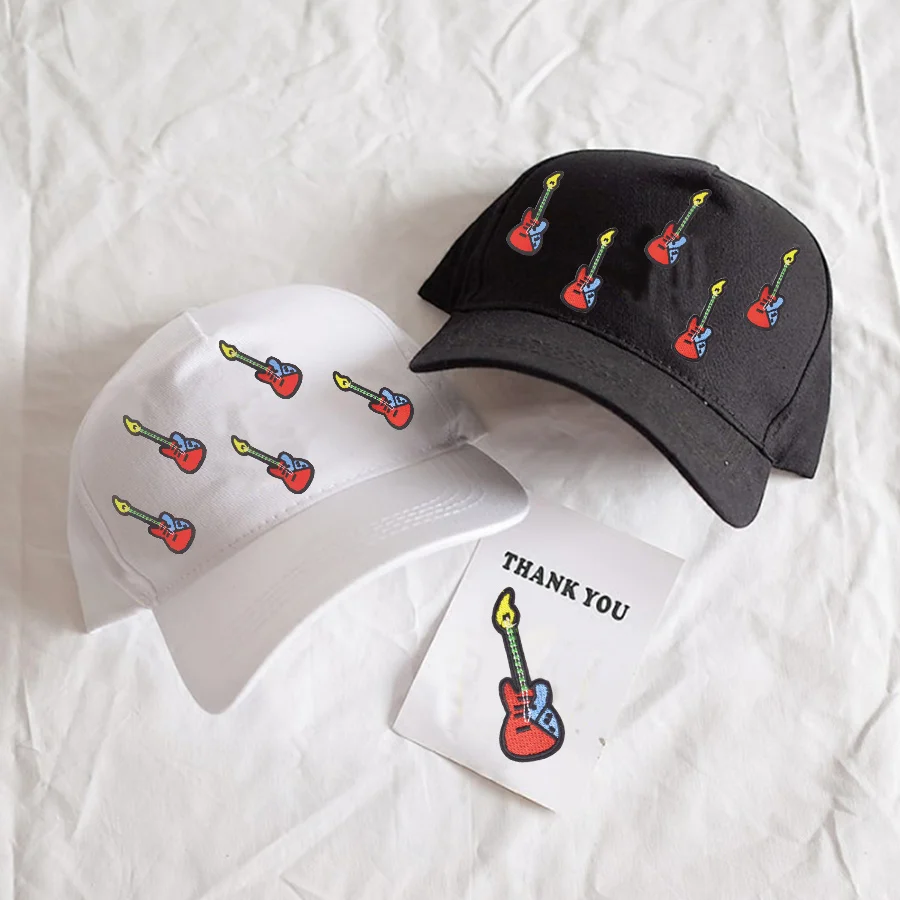 10 шт. нашивки с вышивкой в полоску для гитары|embroidery patch|patches for clothingpatches patches |