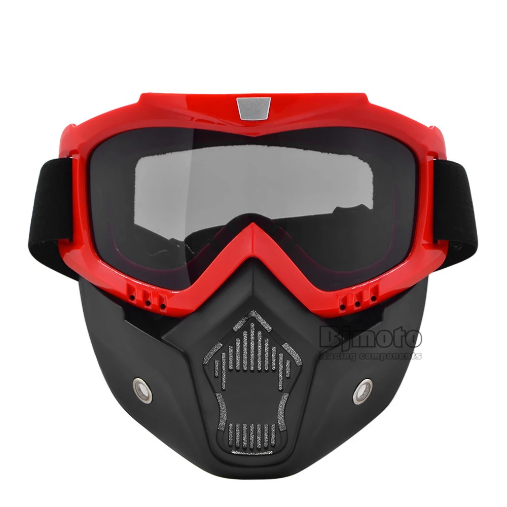 BJMOTO Винтаж мотоциклетный шлем маска MX гонки снежные лыжи очки для мотокросса очки снегоход маски для лица Рождественский подарок