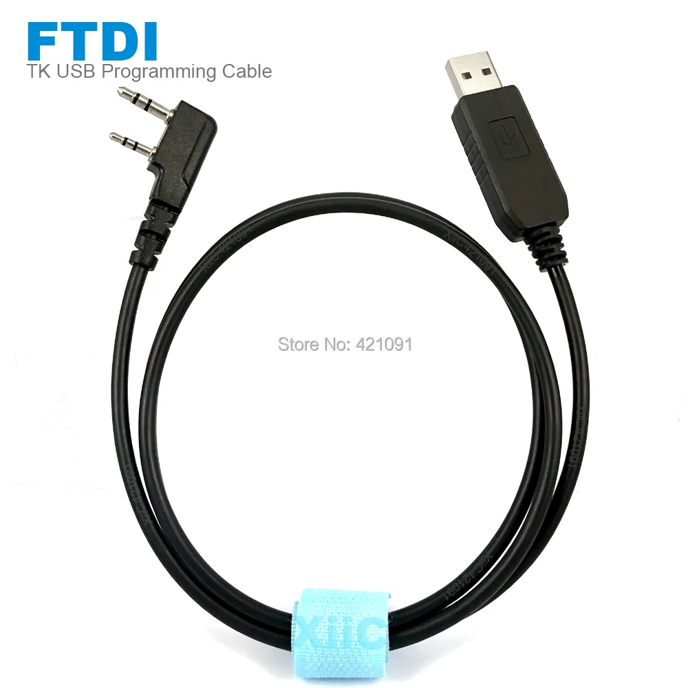 USB-кабель для программирования микросхем FTDI Kenwood Baofeng UV-5R Quansheng Walkie Talkie с