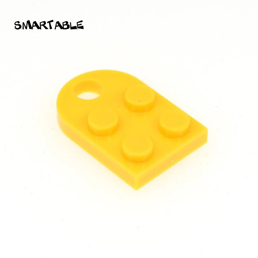 Smartable высокотехнологичные пластинные кирпичи с одним отверстием 2x2 детали