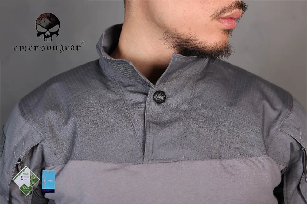 Emersongear тактическое боевое нападение Shrit Military рубашка bdu Wolf Grey EM9316|wolf grey|wolf wolfwolf clothes