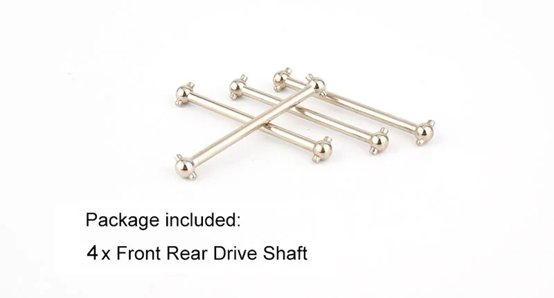 4PCS T-power Metal 50MM Front Rear Drive Shaft for Wltoys A959/A949/A969/A979/K929-B RC Car Spare Parts Kits | Игрушки и хобби