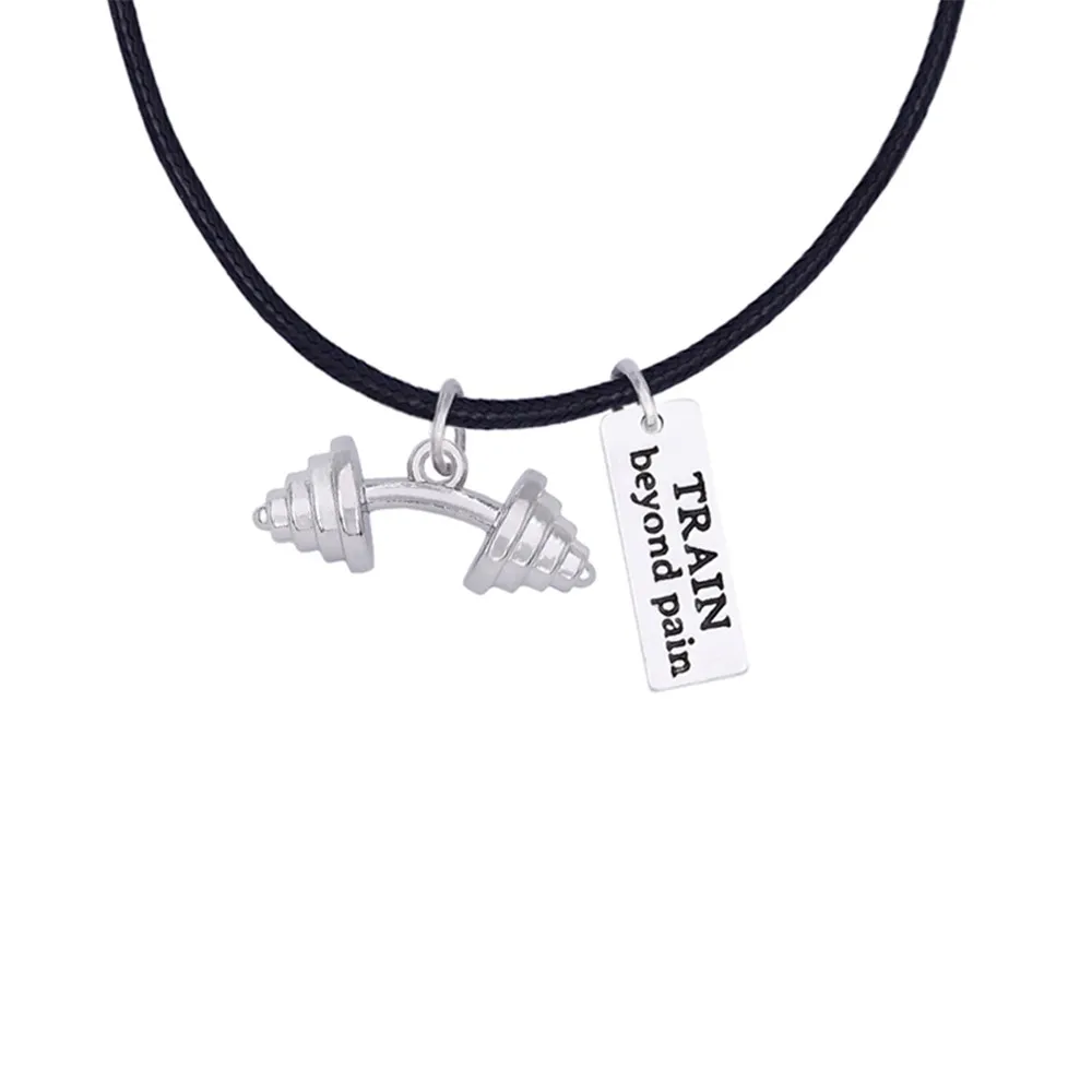 10 шт./лот металлический сплав Тренажерный зал Спортивный поезд Beyond Pain гантели