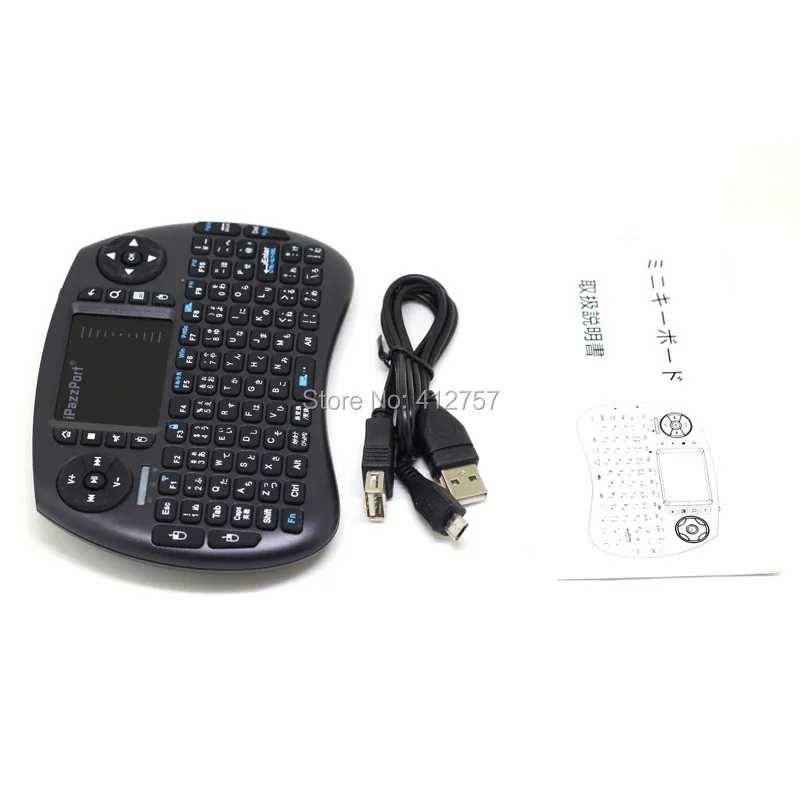 [Бесплатная доставка] оригинальная Беспроводная мини клавиатура iPazzPort 2 4G с