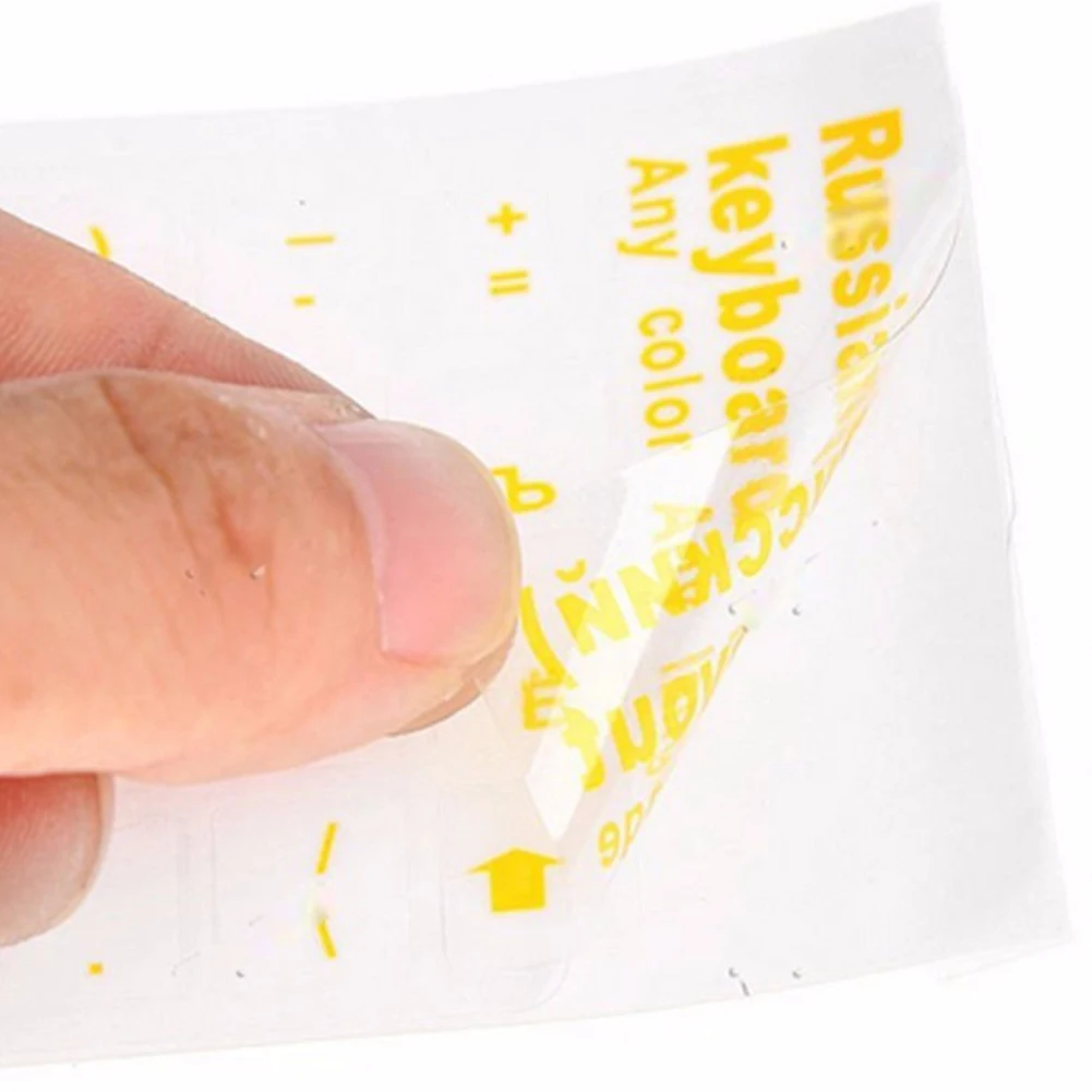 2 шт русская стандартная клавиатура карта стикер Замена Прозрачный