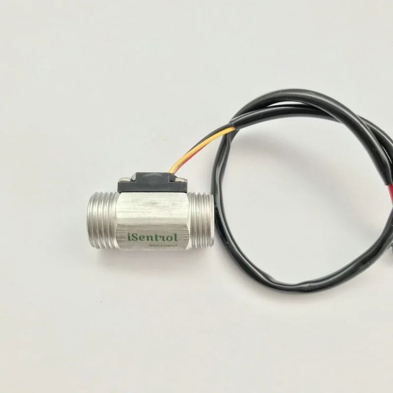 24V USS-HS21TI Stainless Steel 304 Hall Effect Water Flow Sensor 1-30L/M G1/2&quot Turbine Flowmeter for water purifier dispenser |