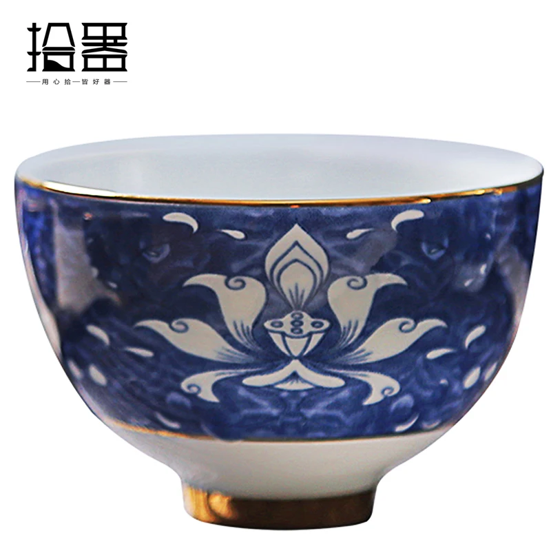 

New Ceramic Teacups Chinese Kung Fu Tea Cup Porcelain Teacup Drinkware Cups Water Tasse Coffee Cup Tea Accessories Gift