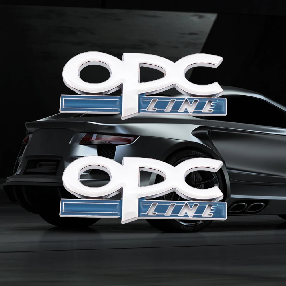 Авто Стайлинг 3D металлический OPC линия эмблемы автомобиля боковой Fender задний
