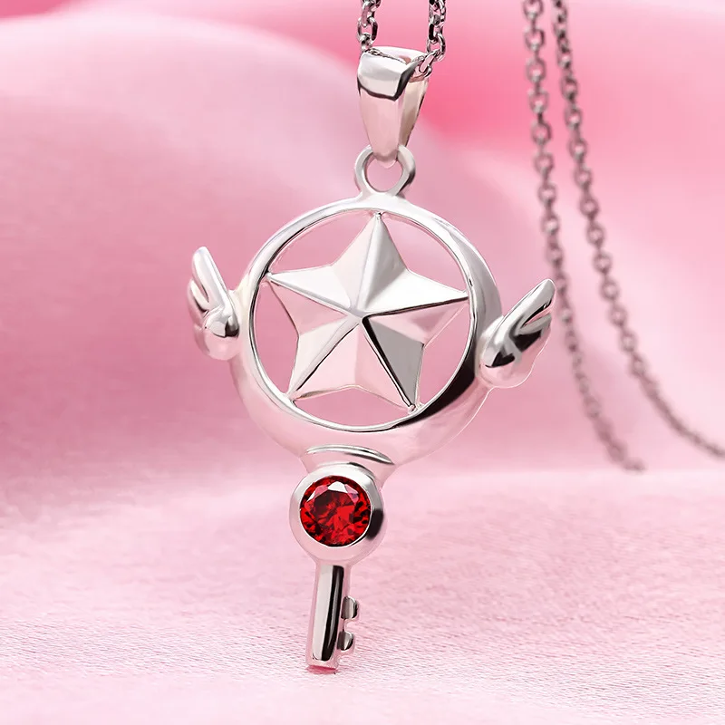 Кард каптор Sakura Star Key Seal Pendant Cardcaptor ожерелье сакуры|Подвески| |