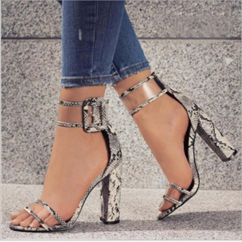 

Women High Heel Sandals 2019 Big Size Woman Summer Shoes New Fashion Casual Free Shipping