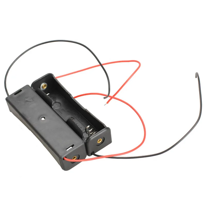 Чехол с зажимом для аккумулятора 18650 проводами 5x одним разъемом DIY FP8|wire case|holder