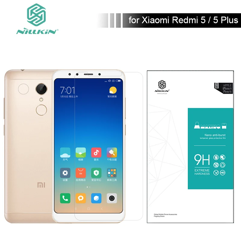 Закаленное стекло Nillkin 9H для Xiaomi Redmi 7A 7 6A 6 Pro 5 Plus|tempered glass screen protector|glass protectorscreen protector