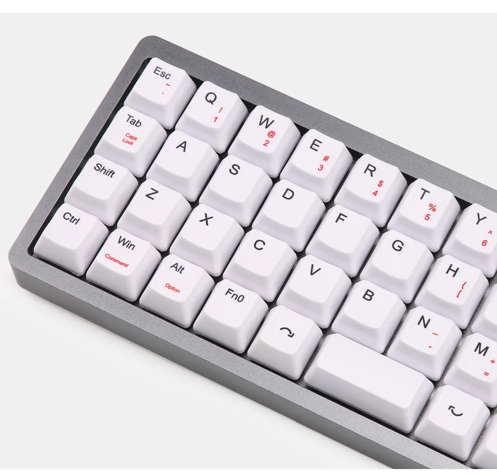 NIU40 белый краситель субкровать OEM профиль колпачки для 40% макета cherry mx