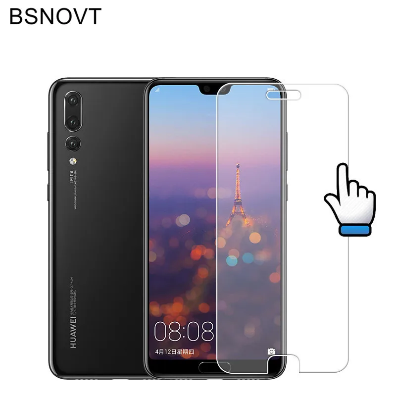 2 шт протектор экрана для huawei P20 стеклянный телефона закаленное стекло пленка