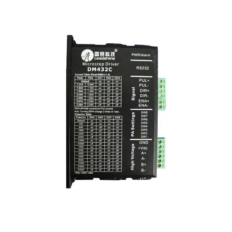 Оригинальный 2 фазный микрошаговый привод Leadshine DM432C параметры работы 40 В