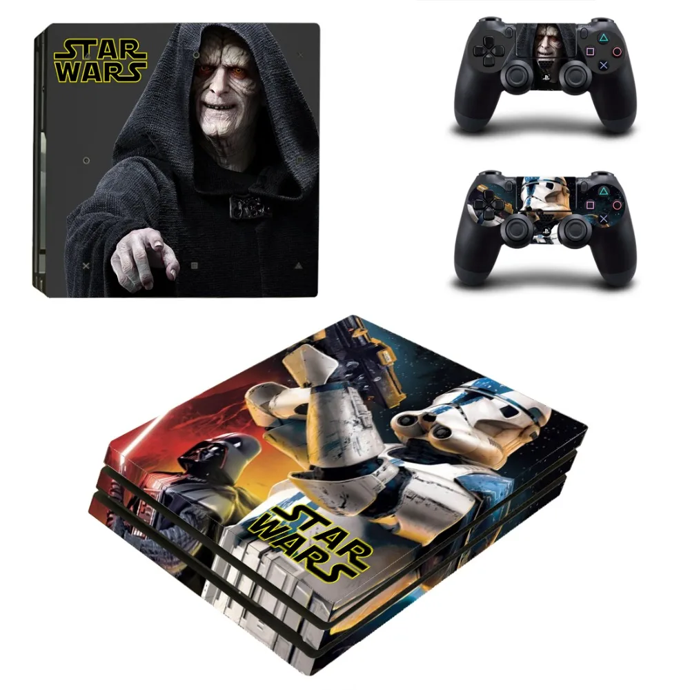Виниловая наклейка Star Wars для Sony Playstation 4 и 2 контроллеров PS4 Pro пленка кожи|Наклейки|