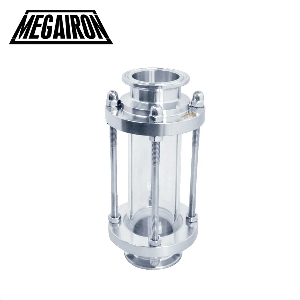 Фото MEGAIRON 38 мм 1 1/2 "потоковое санитарное Смотровое Стекло Зажим Тип Нержавеющая MEGAIRON 38 мм 1 1/2 "потоковое санитарное Смотровое Стекло Зажим Тип Нержавеющая