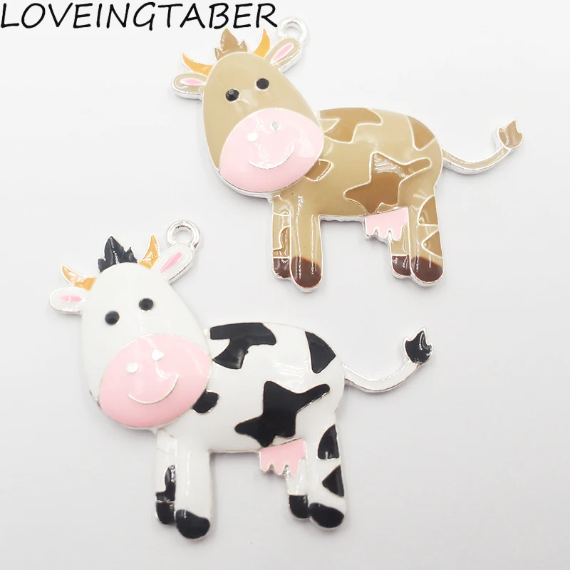 (Сначала выберите цвет) Новинка 55 мм * 45 10 шт./лот полностью Эмалированные ожерелья