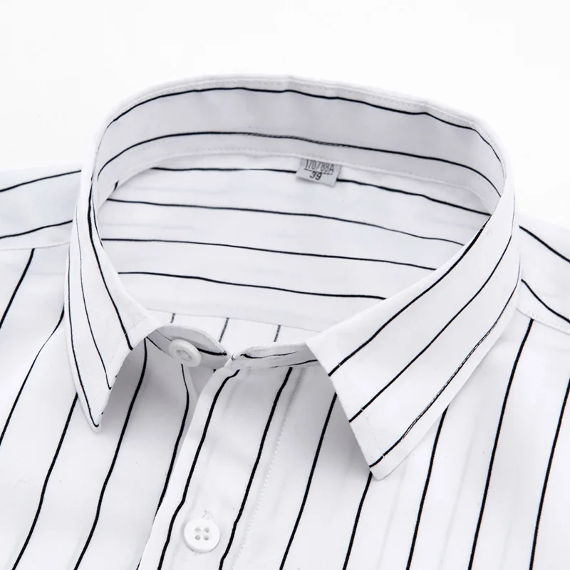 Aoliwen 2020 men summer short sleeve Striped print shirt fashion casual shirts for men flannel high quality Beach wind 5XL