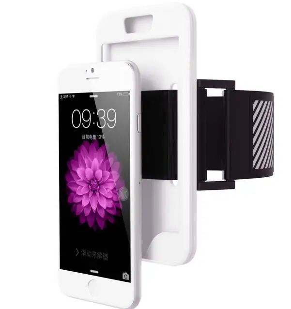 Силиконовый чехол + нарукавная повязка для тренажерного зала iPhone 6 6S 7 8 Plus X