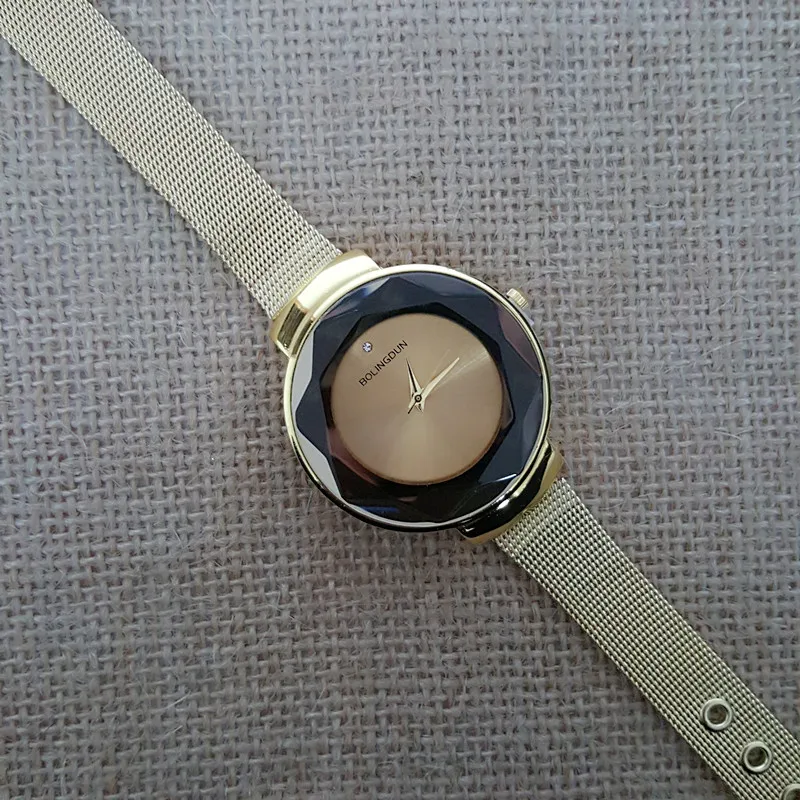 Корейские женские наручные часы кварцевые Лучший Модный женский золотой браслет