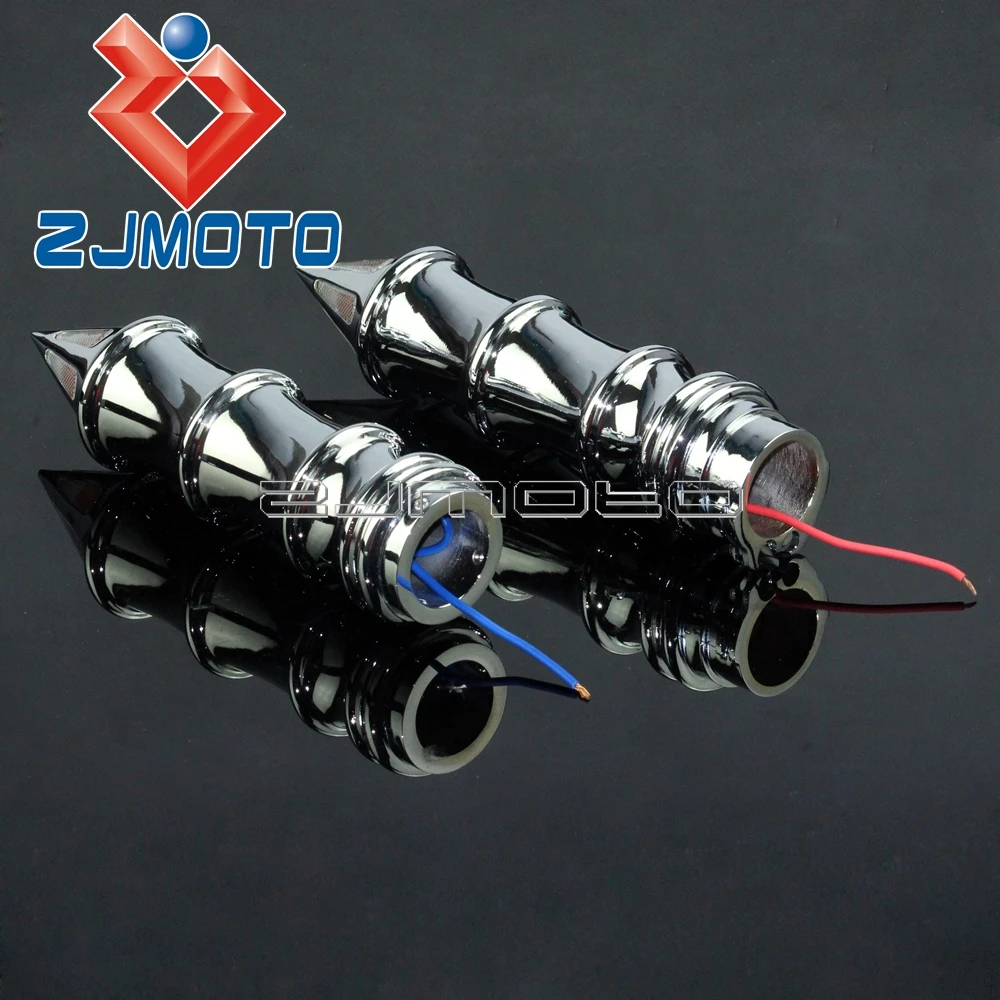 Хромированные универсальные мотоциклетные ручки 7/8 "для Honda VTX 1300 1800 VT1300C шипы с