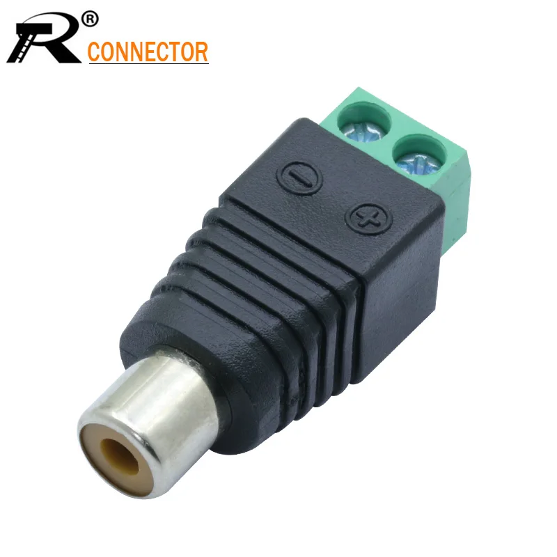 4 шт./лот AV BALUN Phono RCA Разъем CAT5 для камеры видеонаблюдения Розничная Клеммная