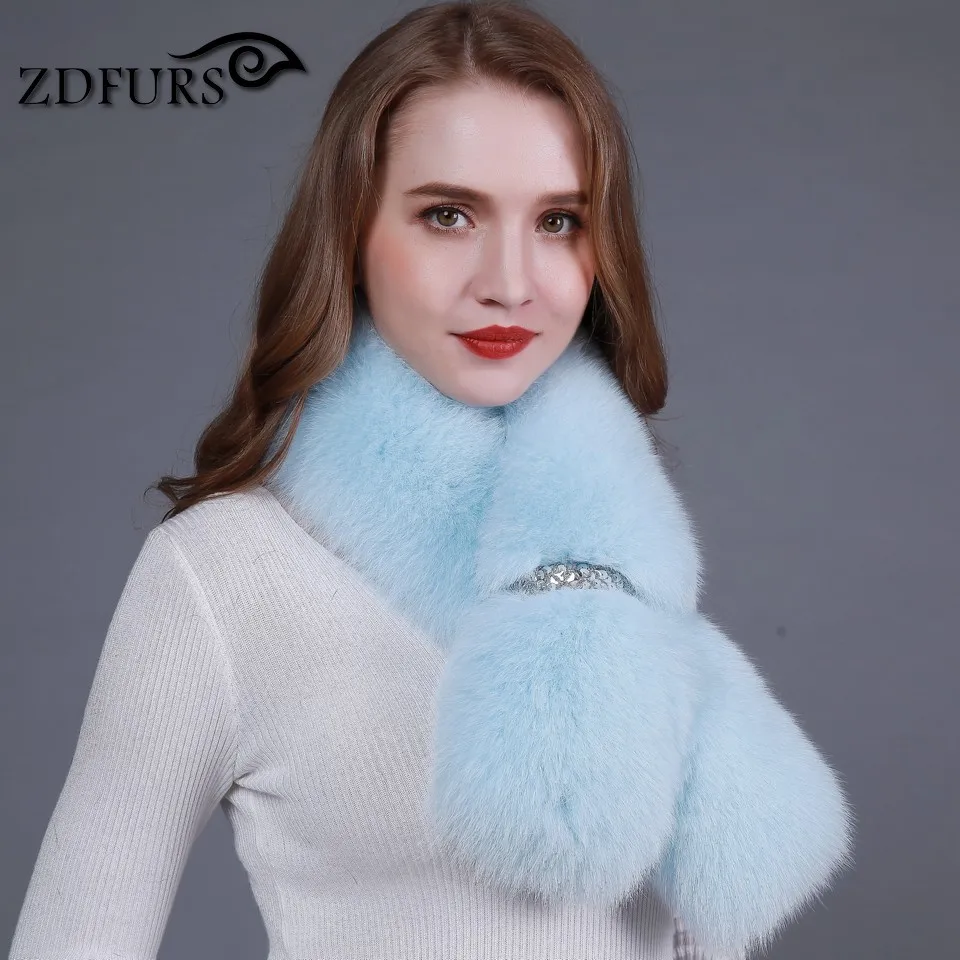 2020 FXFURS модные новые стильные зимние сапоги натурального меха лисы с отложным