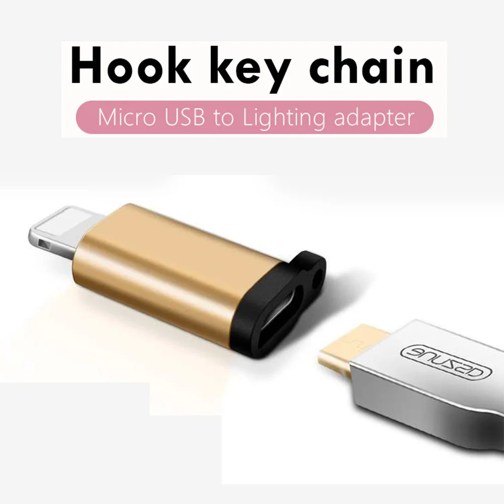 Мини-адаптер для зарядки OTG Micro USB освещения Iphone X 7 8 6 Plus XS XR MAX Синхронизация данных