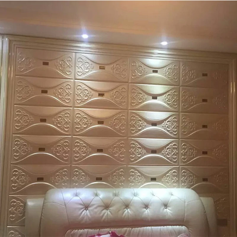 Гибкая Настенная Наклейка на стену из искусственной кожи 30 х60 см | Дом и сад