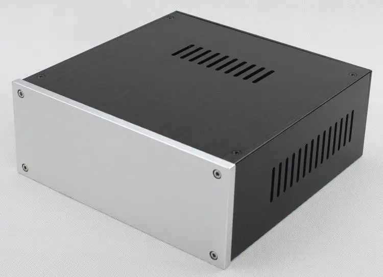 GZLOZONE Алюминий предусилитель корпус Мощность усилитель шасси PSU коробка 220*90*228 мм