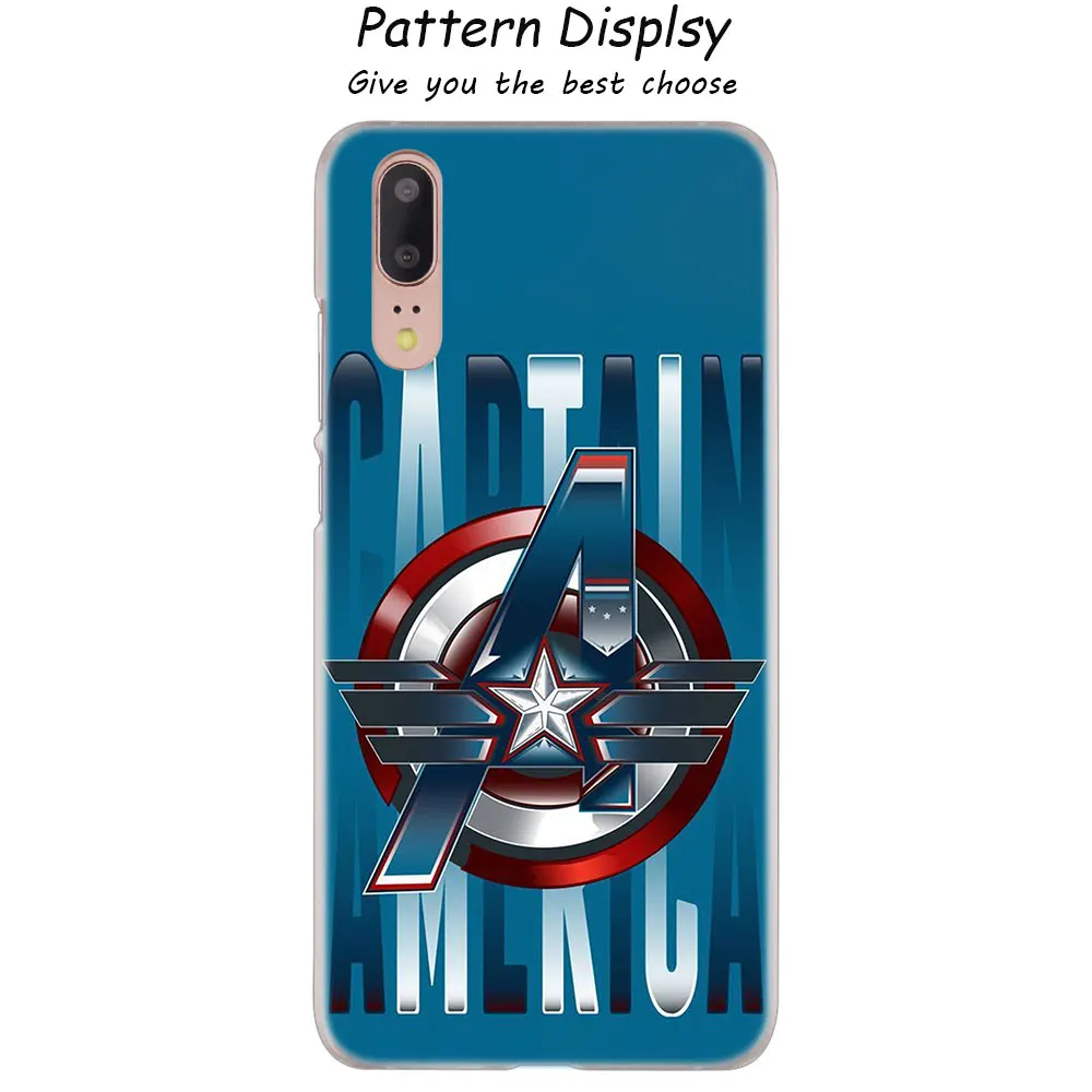 012 Модный жесткий чехол Marvel Hero Капитан Америка для huawei P30 P20 P10 P9 P8 Lite P30 P20 Pro Mini P Smart - Цвет: 012