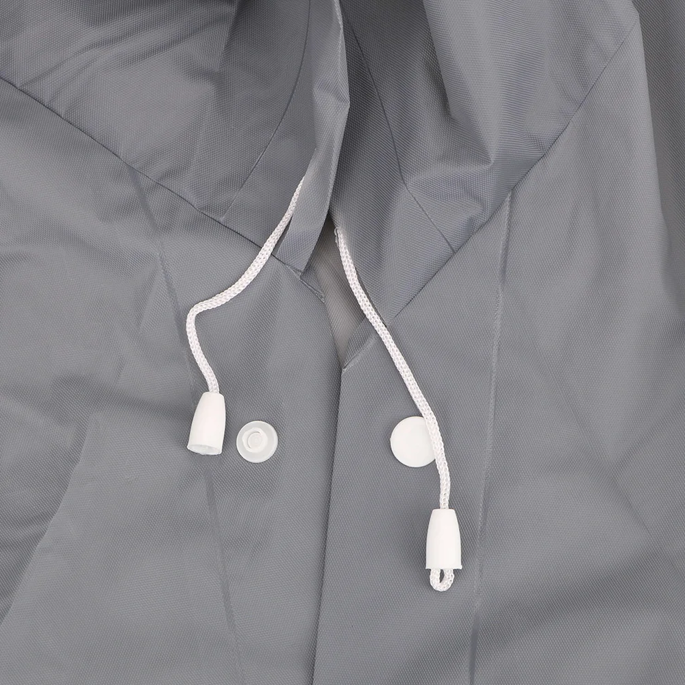 HOOMIN 5 Colors Rain Cover EVA Elastic Cuffs Transparent Raincoat Outdoor Travel Women Men Hooded Ponchos Camping Waterproof