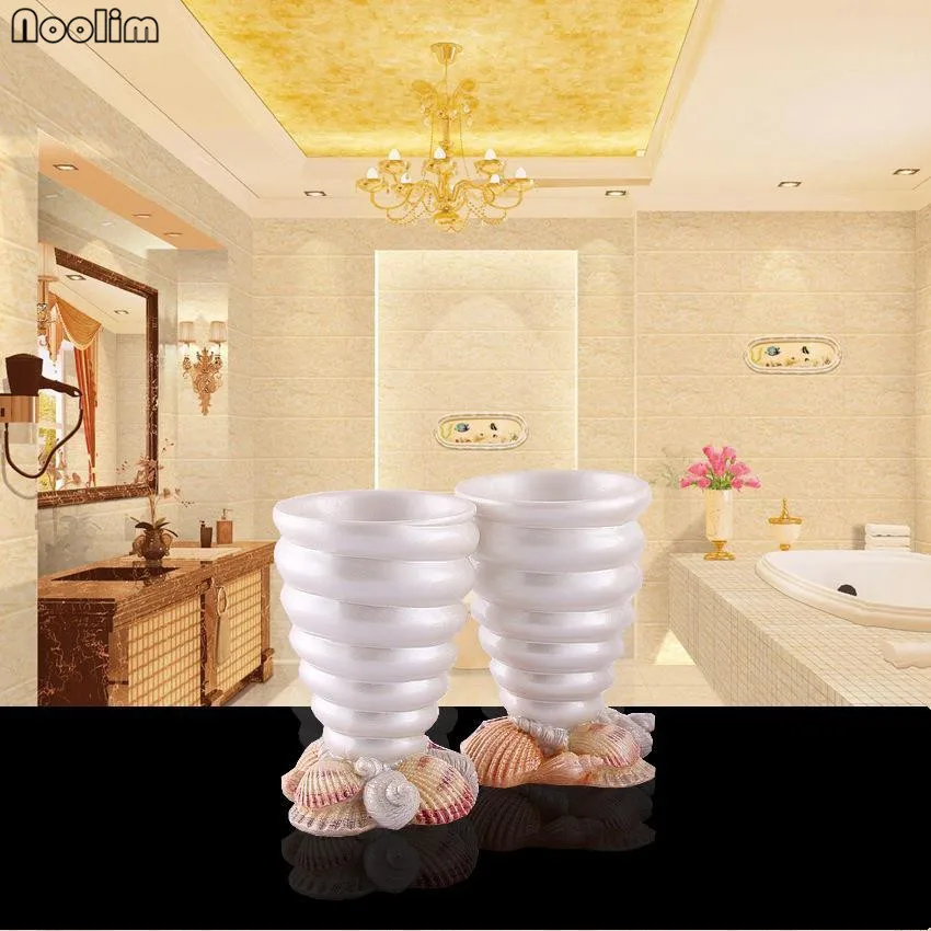 NOOLIM 5 шт./компл. полимерные креативные ракушки для ванной комнаты аксессуары