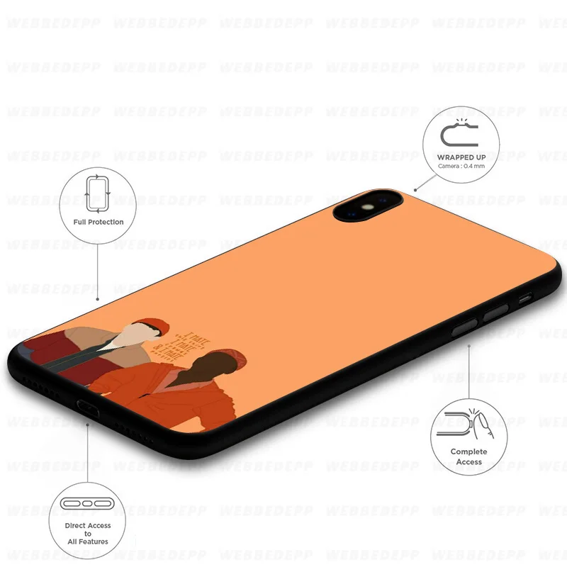 WEBBEDEPP секс-обучающий ТВ-шоу мягкий силиконовый чехол для iPhone 11 Pro Xr Xs Max X или 10 8 7 6 6S