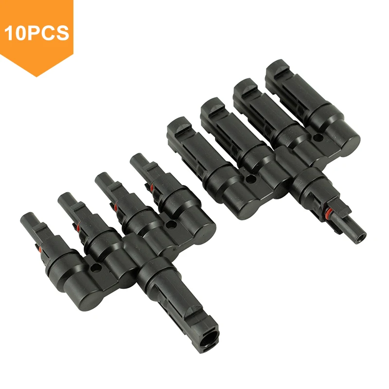 10 пар M-T ветка 30A Разъем солнечной панели M/FM 4 к 1 кабель муфта комбинированный