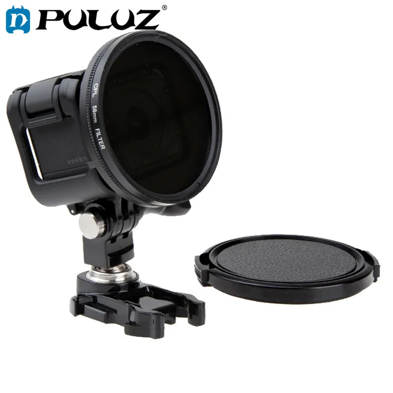 

Фильтр для объектива PULUZ 58 мм, Круглый, CPL, с крышкой, для GoPro HERO5
