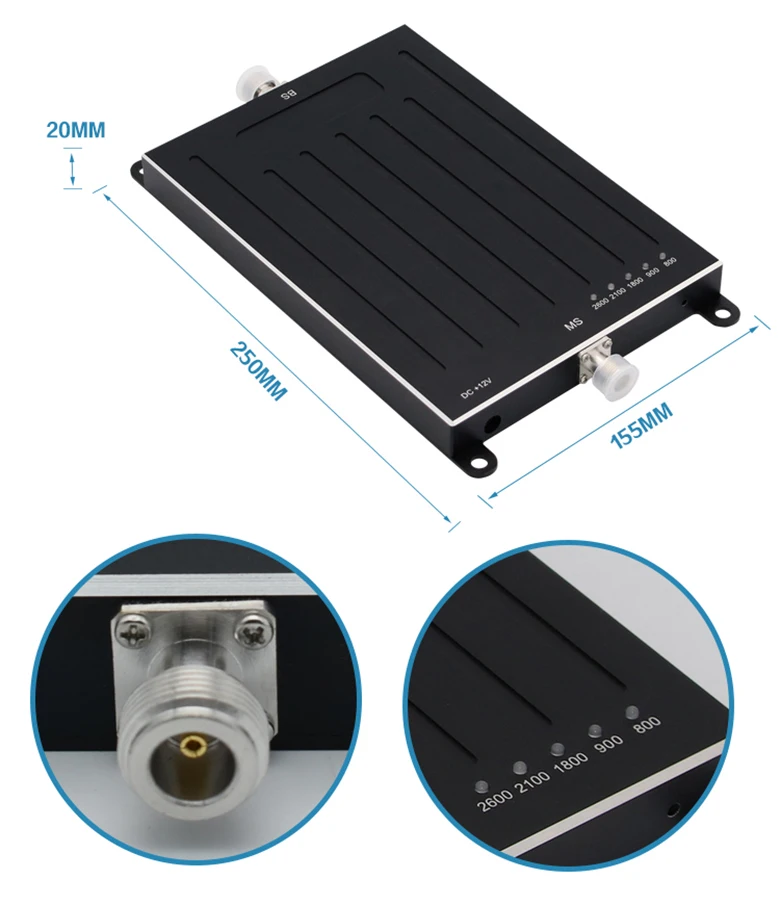 Lintratek Новый! EGSM 880 DCS 1800 3g ретранслятор WCDMA 4G LTE 2100 2600 группа 20 Multifold усилитель Европа