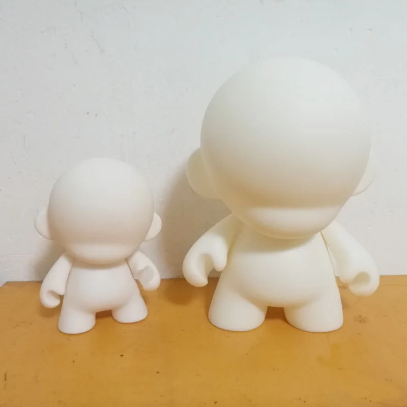 Оптовая продажа, 6,5 дюйма или 4 дюйма, Kidrobot Munny Blank Munny для самостоятельной покраски, виниловая кукла, экшн-фигурка, модные игрушки