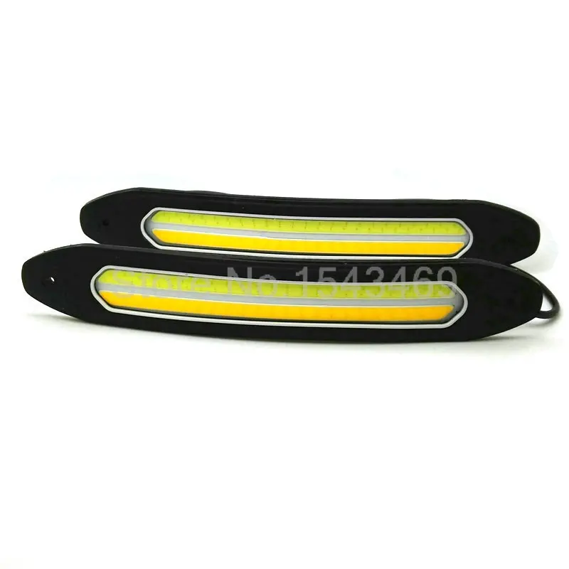 10W 100% Waterproof COB LED Daytime running lights Turning Signal DRL White/Yellow Car Head Light | Автомобили и мотоциклы