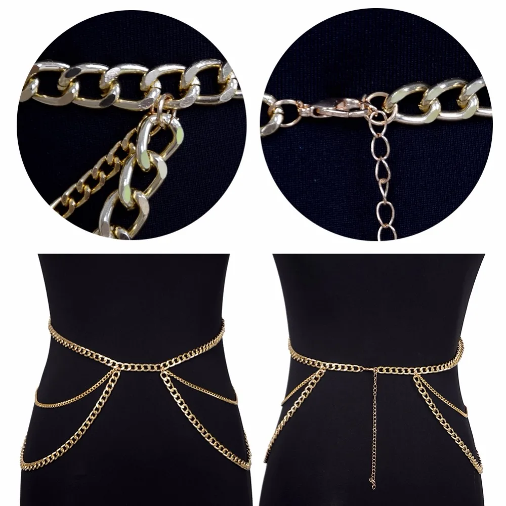 Мода живота Сеть талия Пляж цепи модные пикантные тела Для женщин Модный Boho
