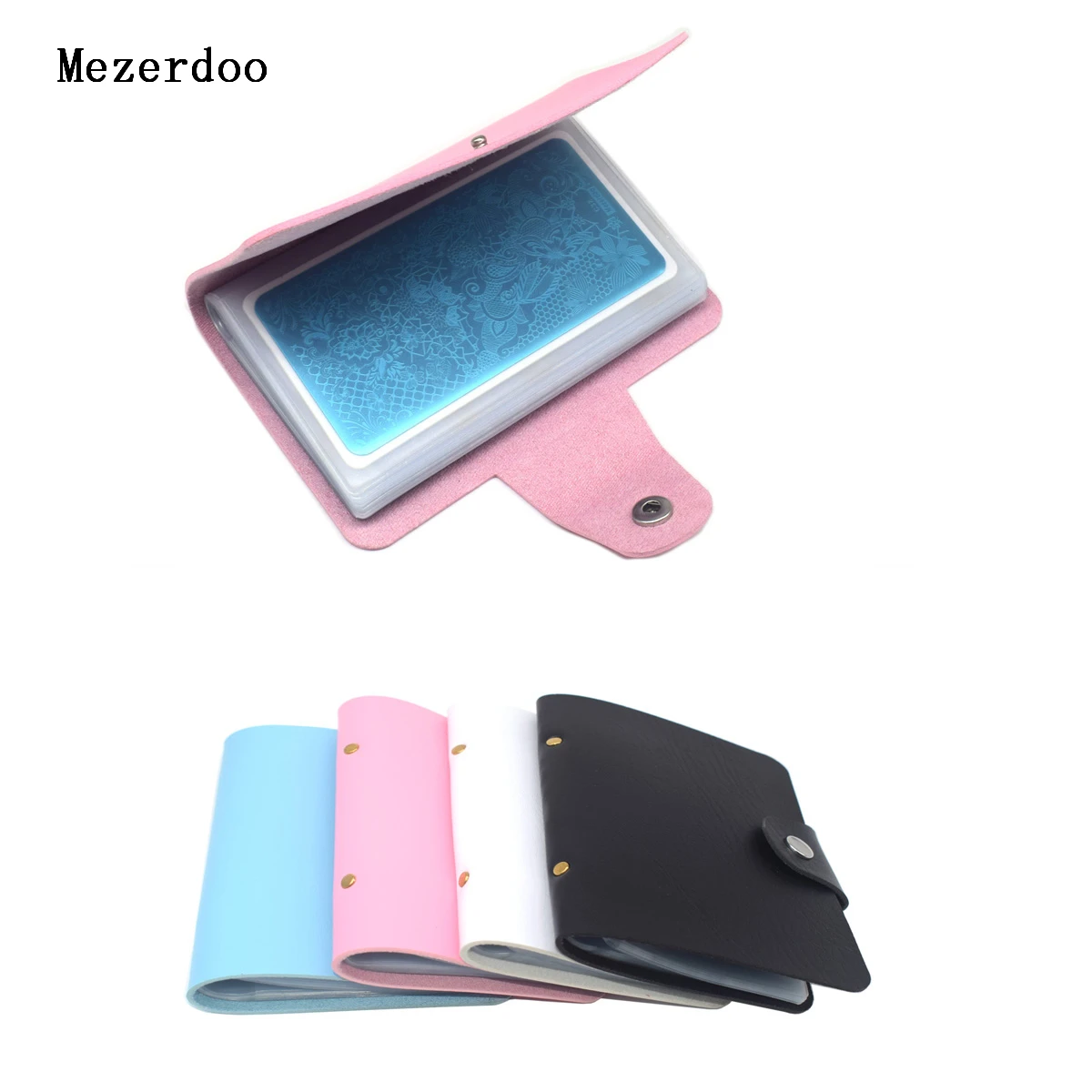 20 слотов пластины для стемпинга ногтевого дизайна держатель пластин сумка